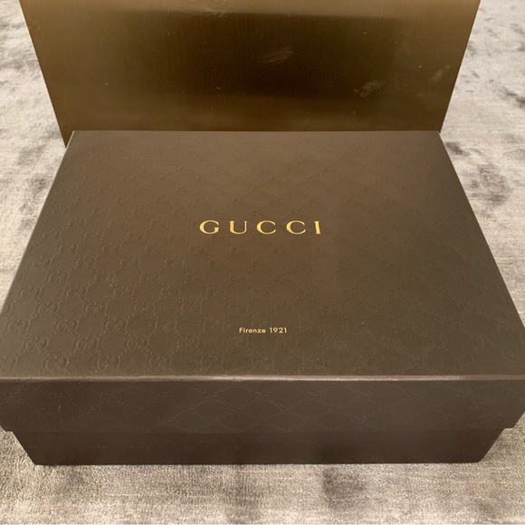 Gucci - White Leather - Blue Python - High Top - 10.5 - Picture 8 of 8